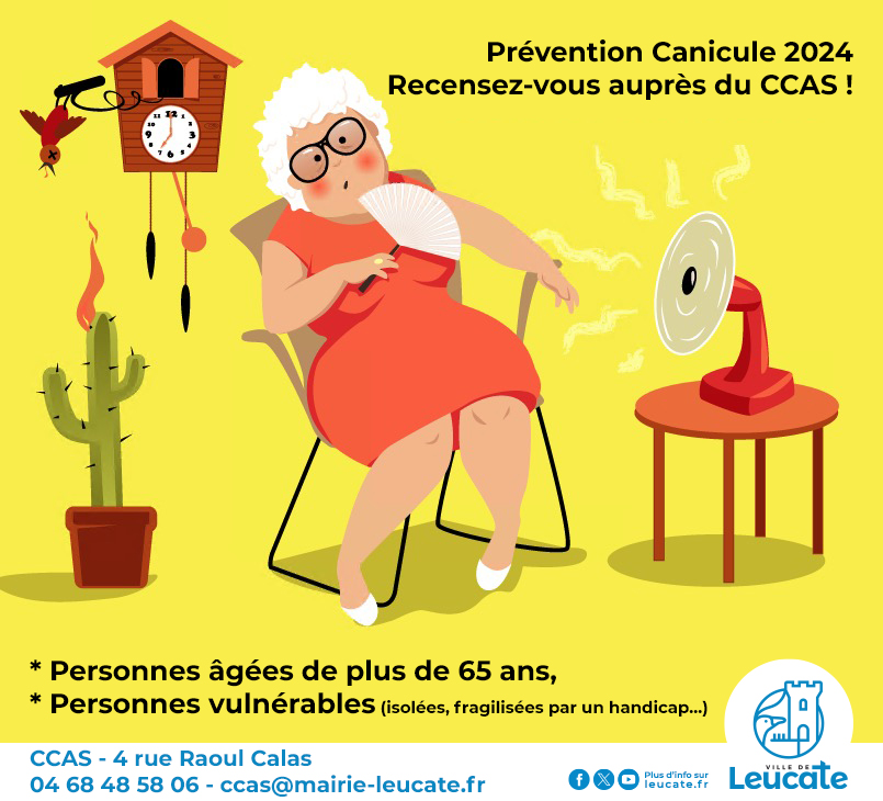 ccas prevention canicule 2024 - Mairie de Leucate