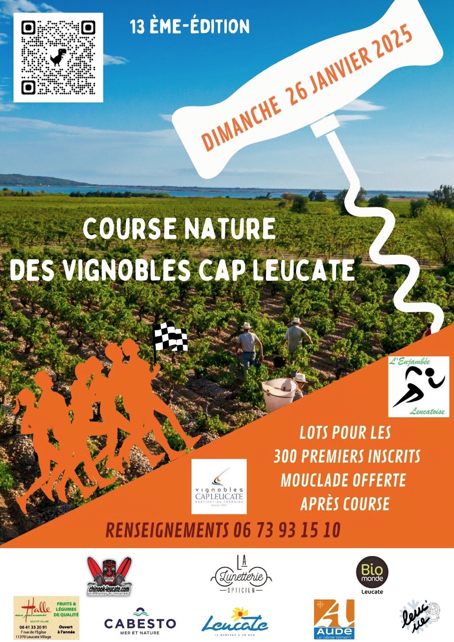 course nature vignobles cap leucate enjambee 2025 - Mairie de Leucate